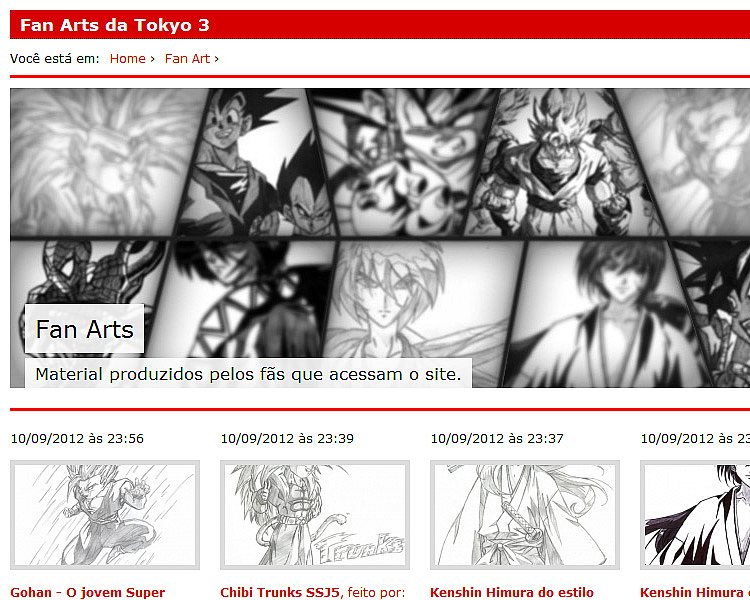 Desenvolvimento de Site para Tokyo 3 - Canal de Animes - ZeroArts - Agência  de Marketing Digital